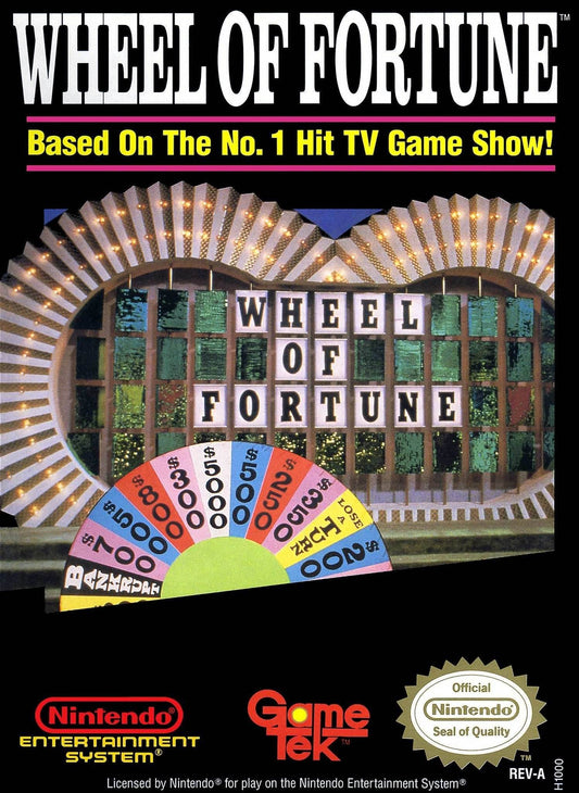 Wheel of Fortune (Nintendo NES) - Game Manual Only