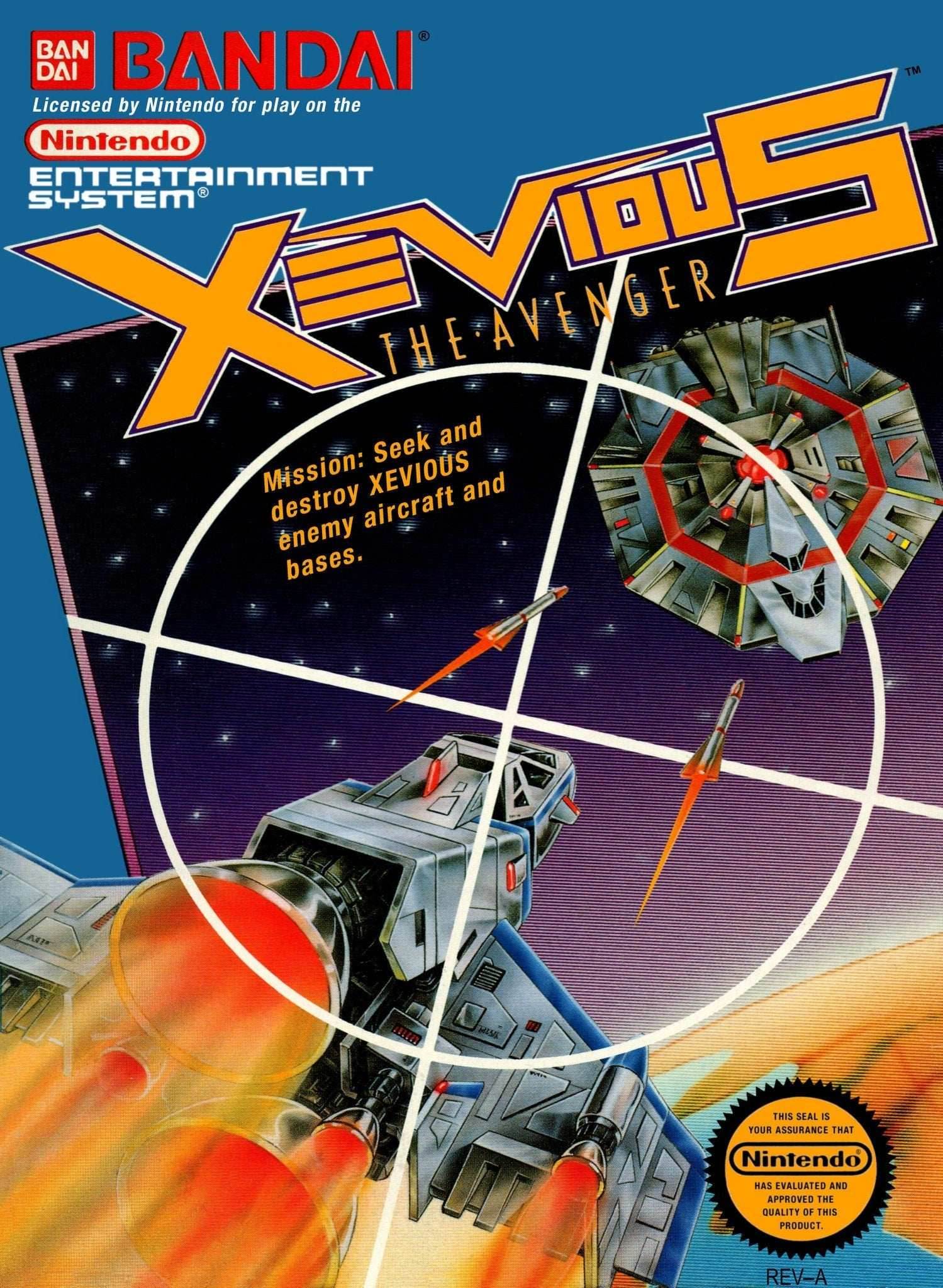 Xevious (Nintendo NES) - Game Manual Only