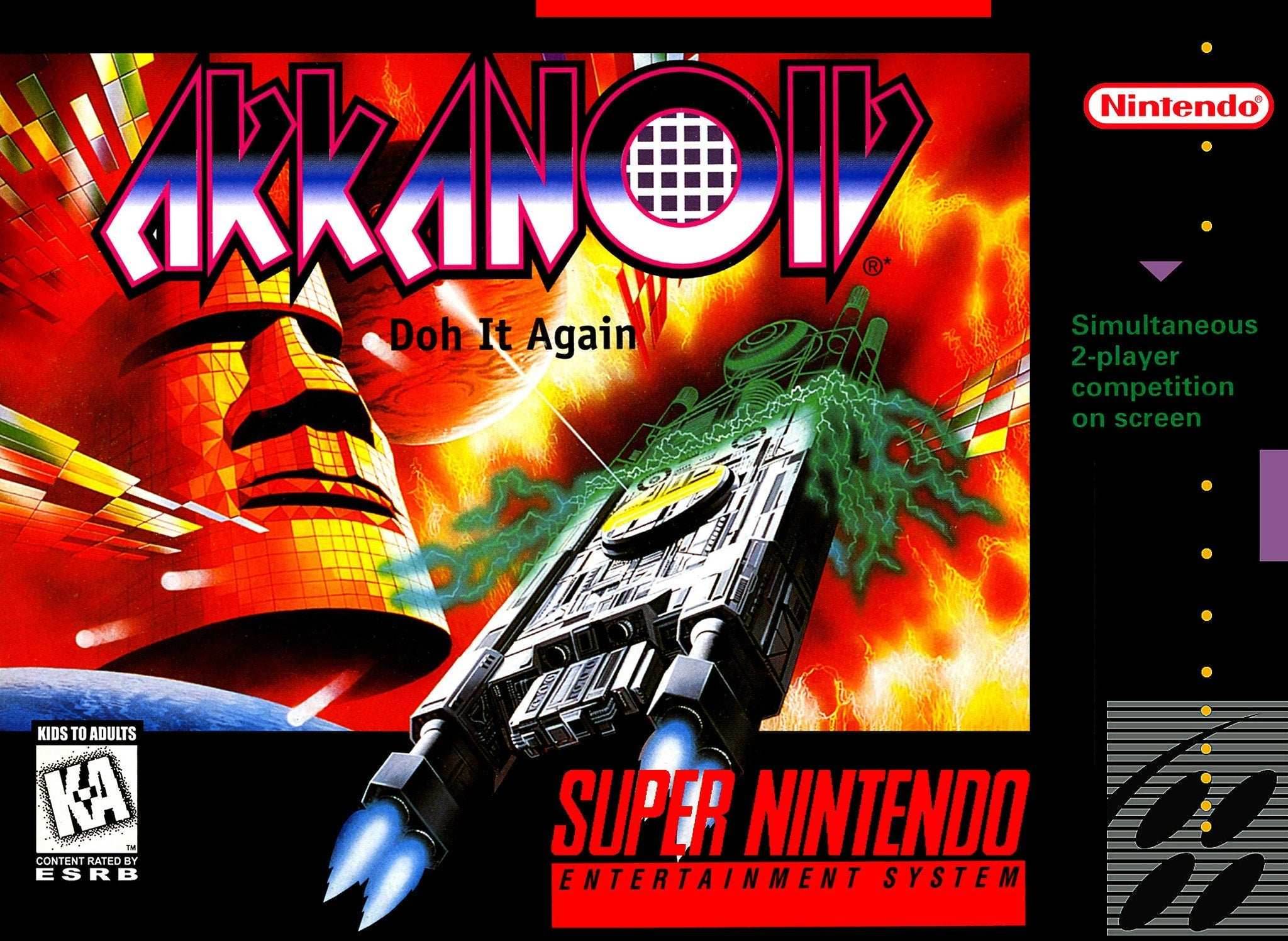 Arkanoid Doh It Again (Super Nintendo) - Game Manual Only