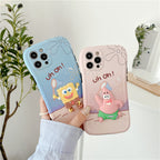 Three-Dimensional Sponge Bob Square Pants For Apple 7/8plus Mobile Phone Cover 12promax Couple Huawei Nova8 Soft Case