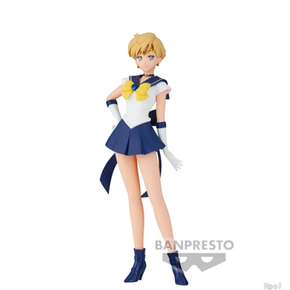 23CM Anime Sailor Moon Figure Pluto Moment‌ Tu Mengying Neptune Man‌ Haruka Tennou anime model toys Action figures Gift Doll PV