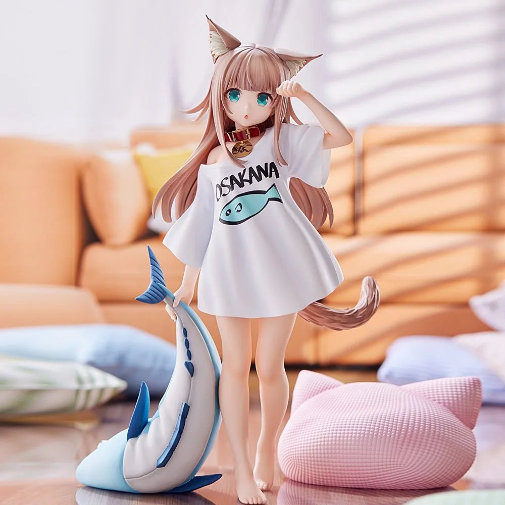 23cm My Cat is A Kawaii Girl Sexy Action Figure Rabbit Ears Sexy Lovely Cat Girls Action Figure Model Doll Collection Toys Gifts