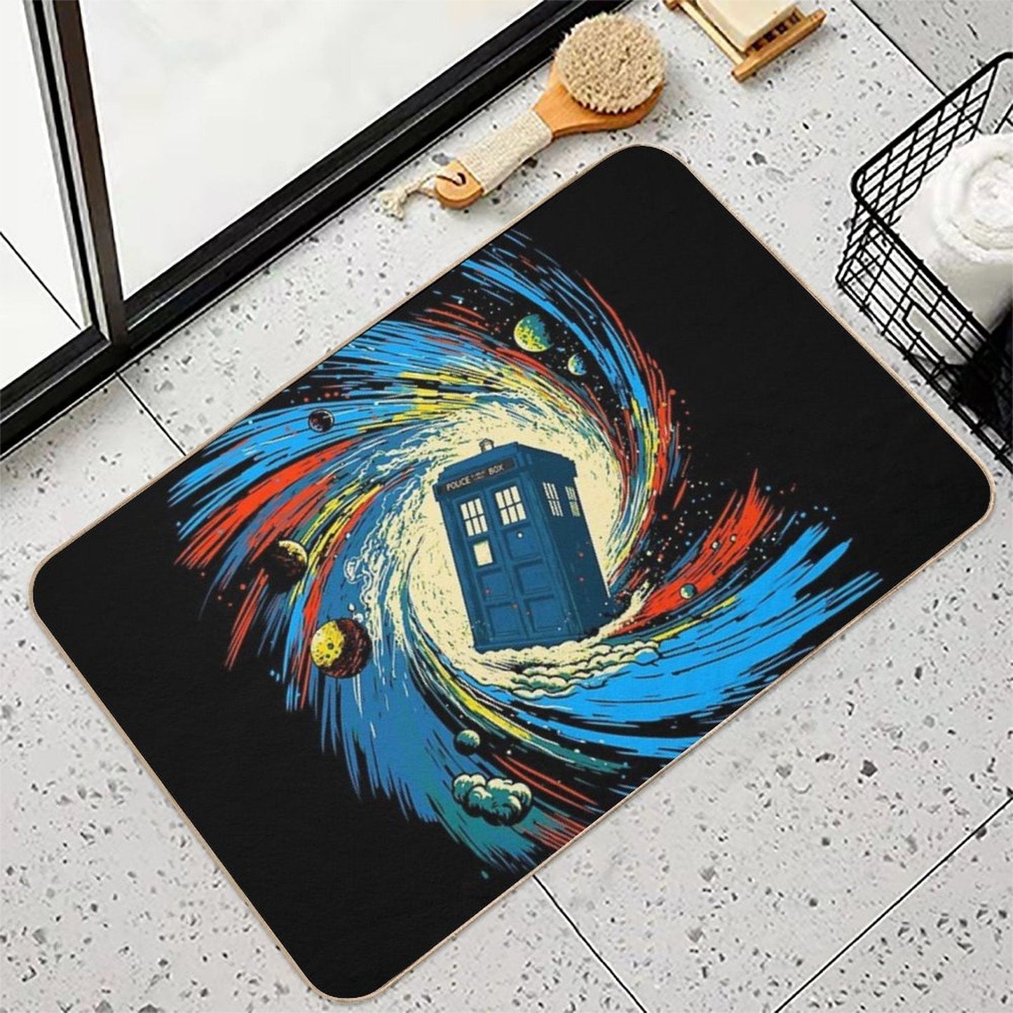 Space And Time Vortex  Multi-Purpose Bath Mat