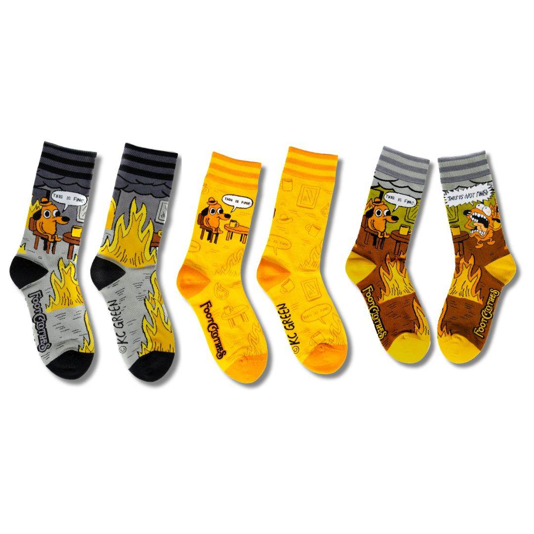 This is Fine Less Brutal Crew Pack | 3 Pairs - 