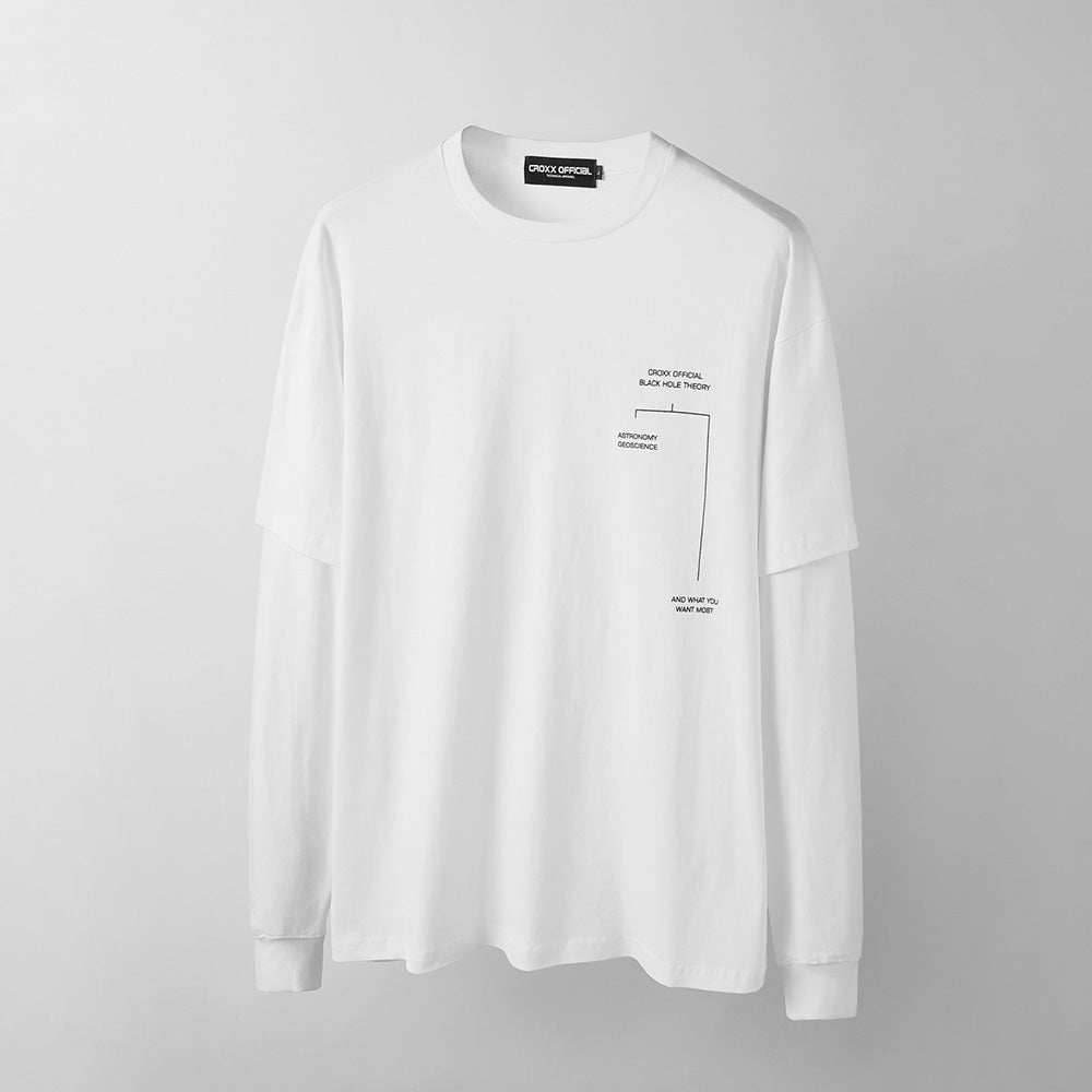 CRO778 Tech Evolution Long Sleeves Tee - White / S