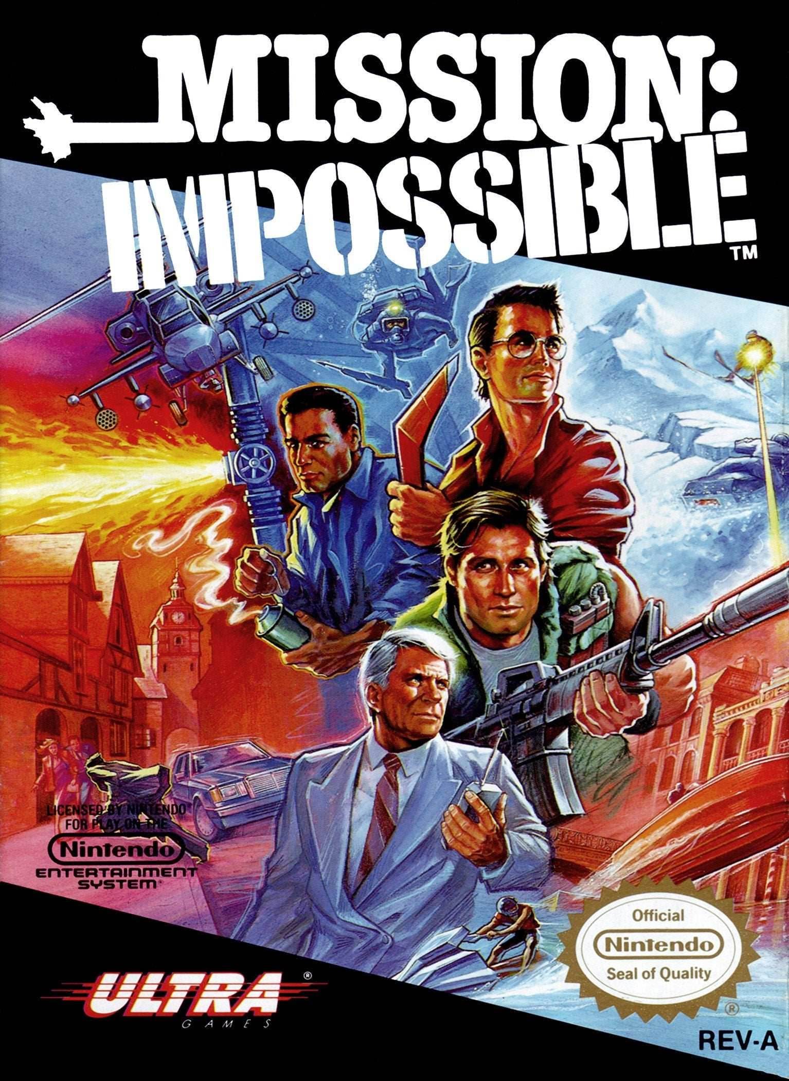 Mission Impossible (Nintendo NES) - Game Manual Only