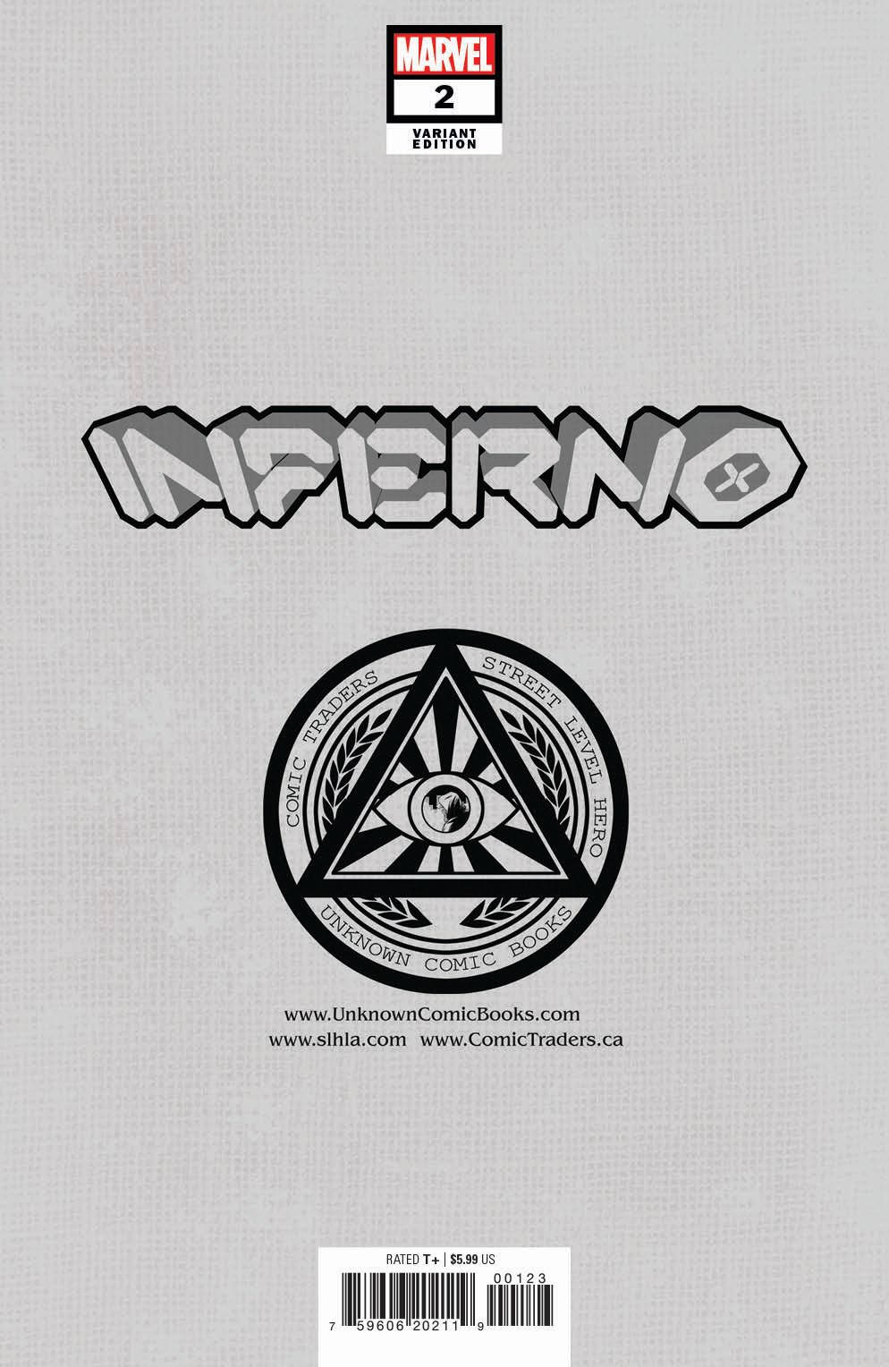 Inferno #2 (Of 4) Unknown Comics David Nakayama Exclusive Color Bleed Var (10/27/2021)