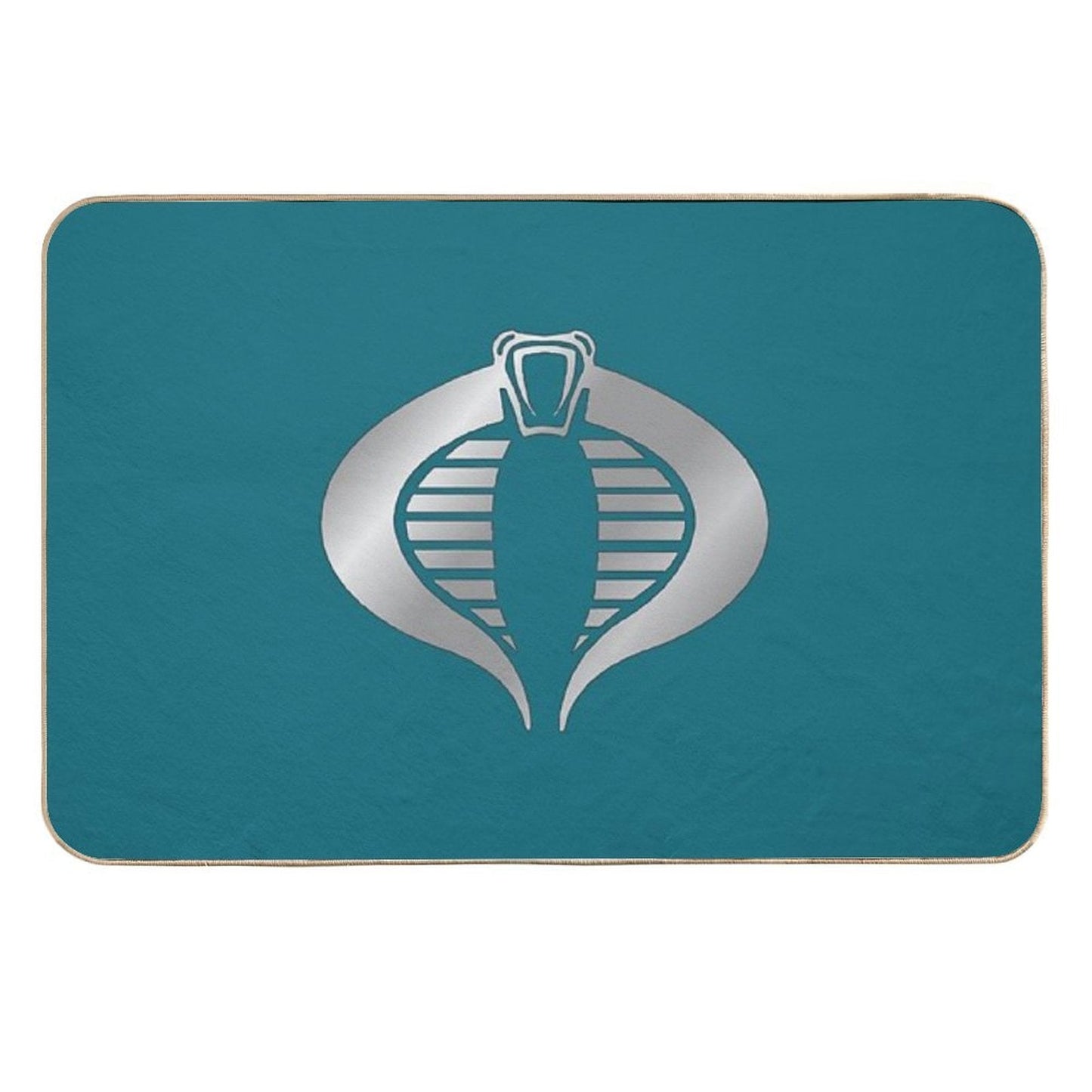 Gi Joe Cobra Copperhead Logo  Long-Lasting Bath Mat