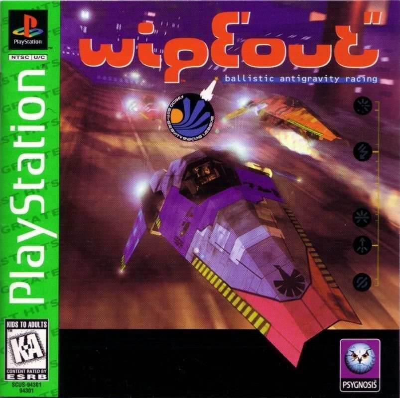 Wipeout (Greatest Hits) (Playstation) - Game Manual Only