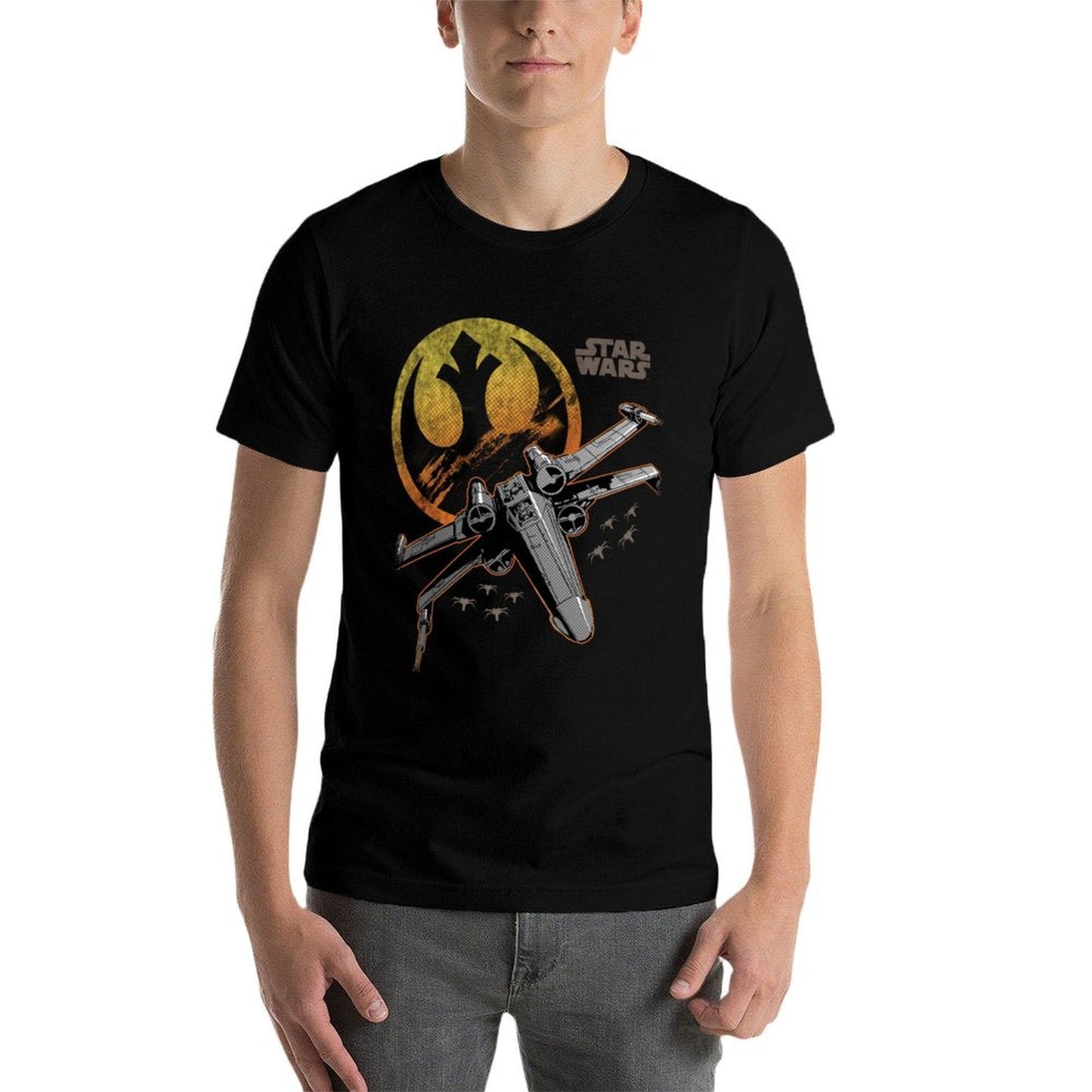 Star Wars Classic Rebel Alliance Vintage X-Wing Fighter  Graphic-printed T-Shirt