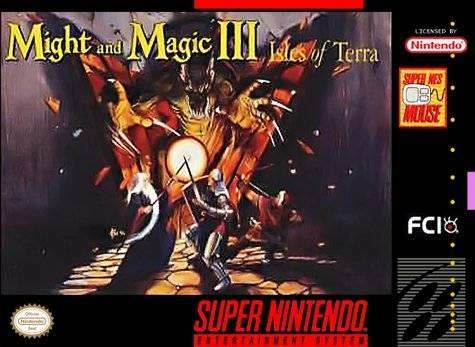 Might and Magic III Isles of Terra (Super Nintendo) - Game Manual Only