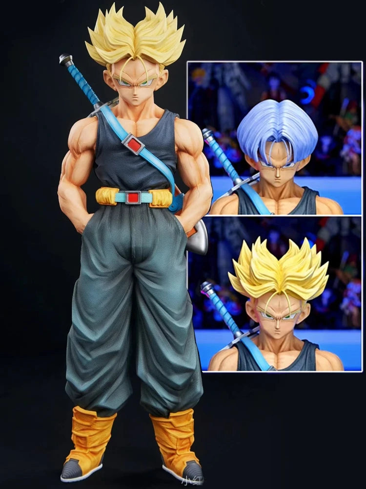 24cm Anime Dragon Ball Figures GK  Gohan krillin Vegeta Trunks Action Figures Z Warrior PVC Collection Model  Toys  Gifts