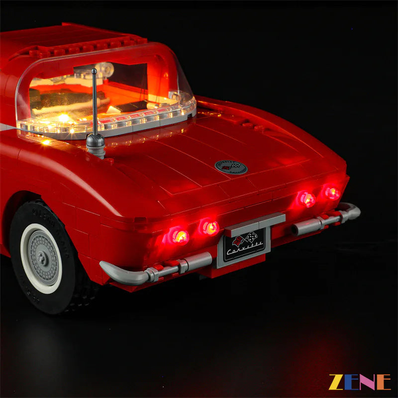 Light Kit for LEGO Chevrolet Corvette 1961 #10321 (Ver.2)