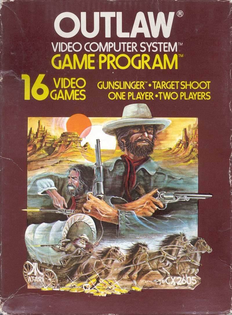Outlaw (Atari 2600) - Game Manual Only