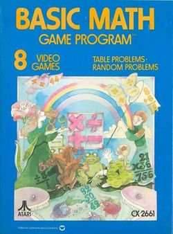 Basic Math (Atari 2600) - Game Manual Only