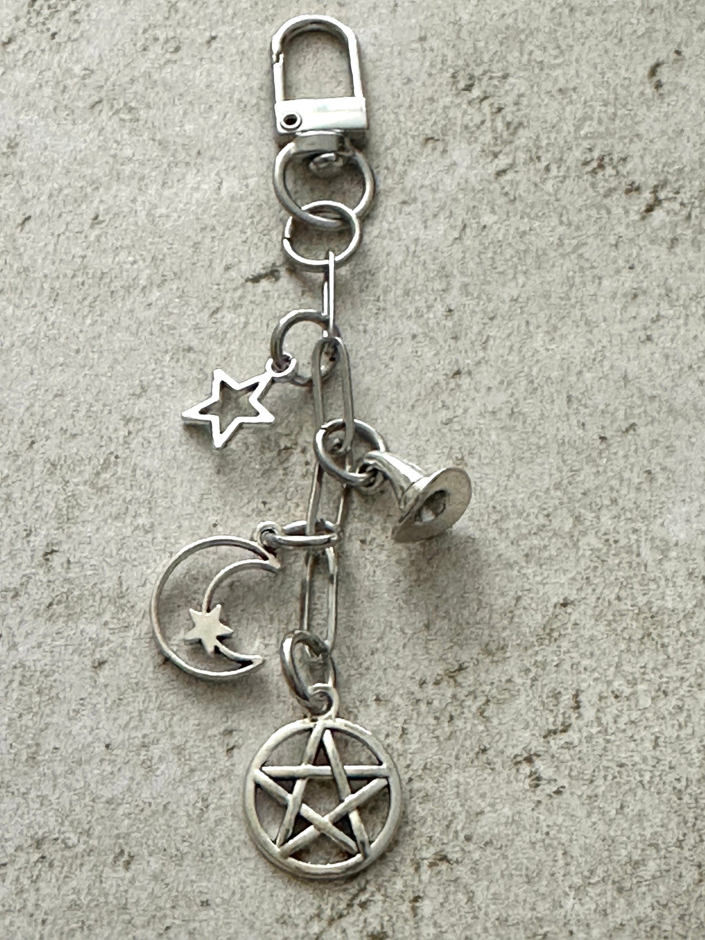 Witchy Bag Charm Keychain