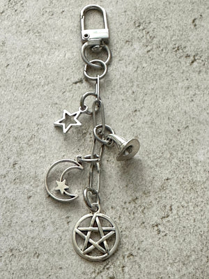 Witchy Bag Charm Keychain