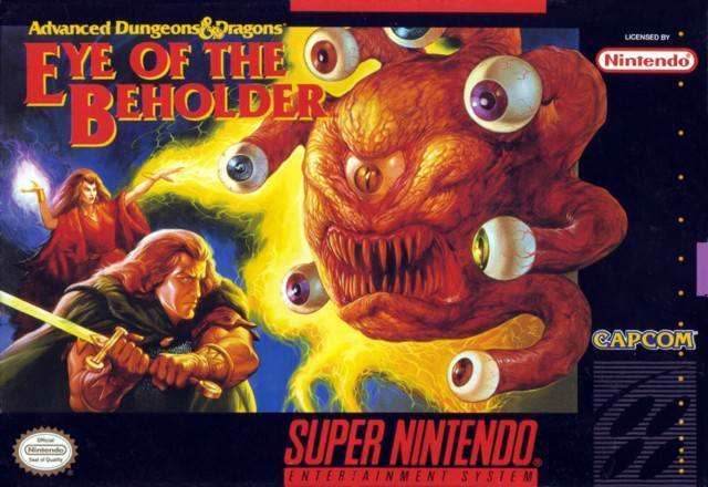 Dungeons & Dragons Eye of the Beholder (Super Nintendo) - Game Manual Only