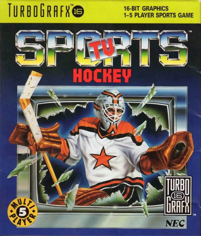 TV Sports Hockey (TurboGrafx-16) - Game Manual Only