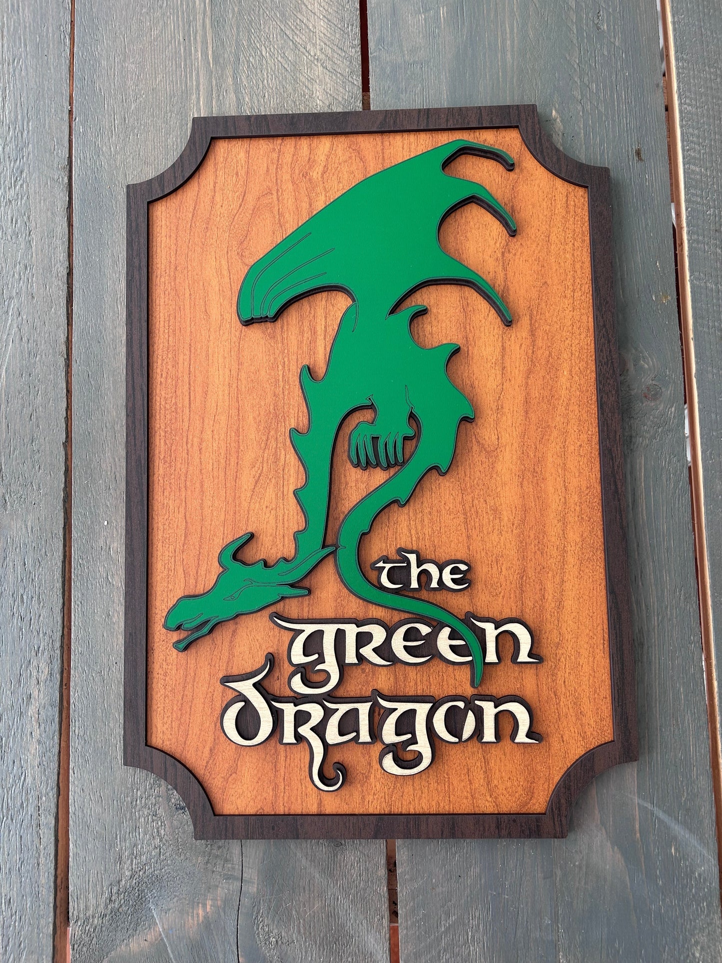 The Green Dragon Inn Sign