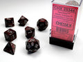 Speckled® Polyhedral Silver Volcano™ 7-Die Set Dnd Dice Set CHX25344 Red/Black - 