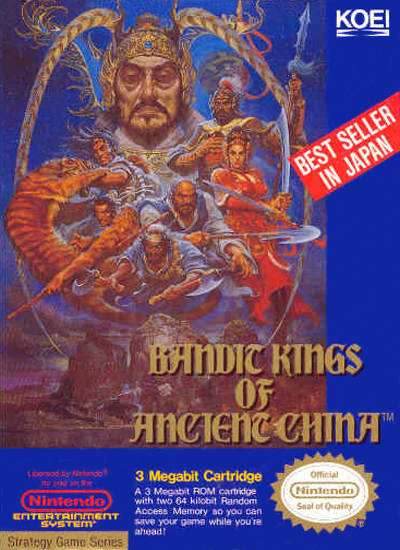 Bandit Kings of Ancient China (Nintendo NES) - Game Manual Only