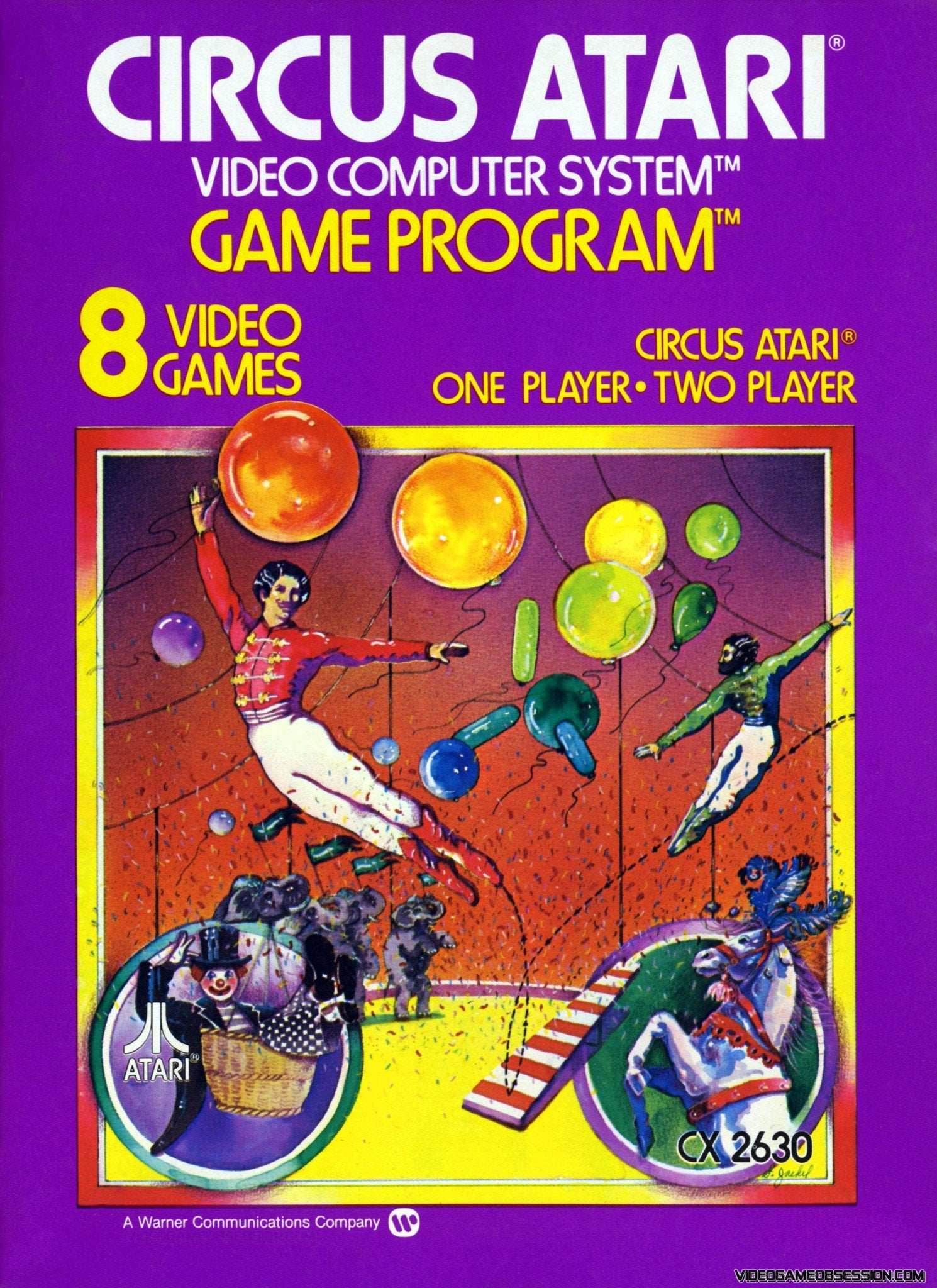 Circus Atari (Atari 2600) - Game Manual Only