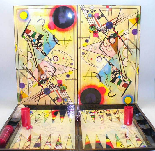 Backgammon - Kandinsky Decoupage - 