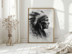 Elder Spirit in Charcoal
