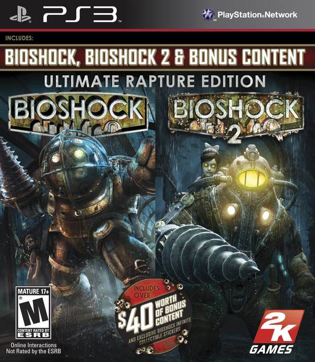 Bioshock 1+2 Ultimate Rapture Edition (Playstation 3) - Game Manual Only