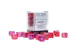 Gemini® Polyhedral Translucent Red-Violet/gold 7-Die Set /16mm/12mm - 12mm Block