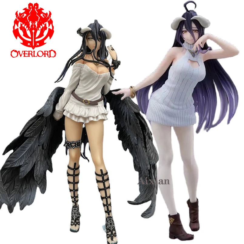 26cm Anime OVERLORD Figure Wedding Dress Albedo PVC Action Figure Toys Collectible Model Toys Kid Gift