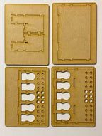 Paint Rack - 26mm Mini, For Vallejo and Army Painter Style Dropper Bottles - 