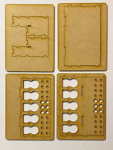 Paint Rack - 26mm Mini, For Vallejo and Army Painter Style Dropper Bottles - 
