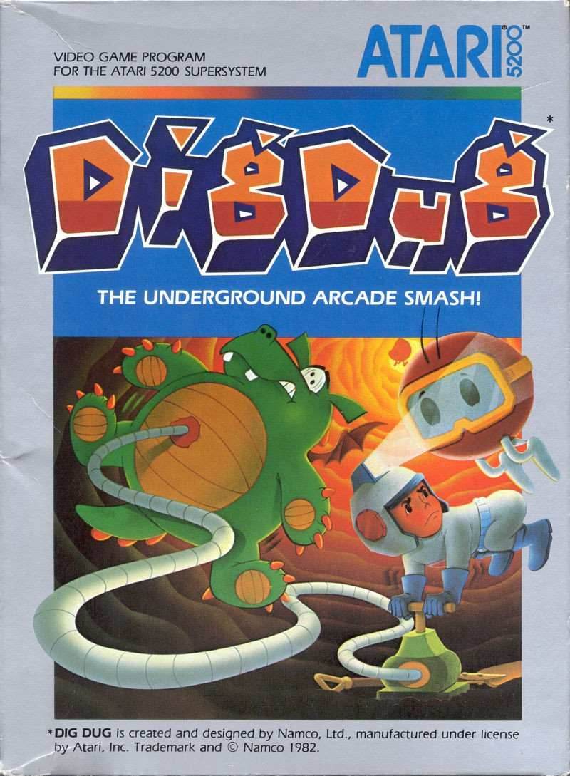 Dig Dug (Atari 5200) - Game Manual Only