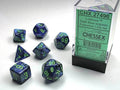 Lustrous® Polyhedral Dark Blue with Green 7-Die Set – Out of Print - 