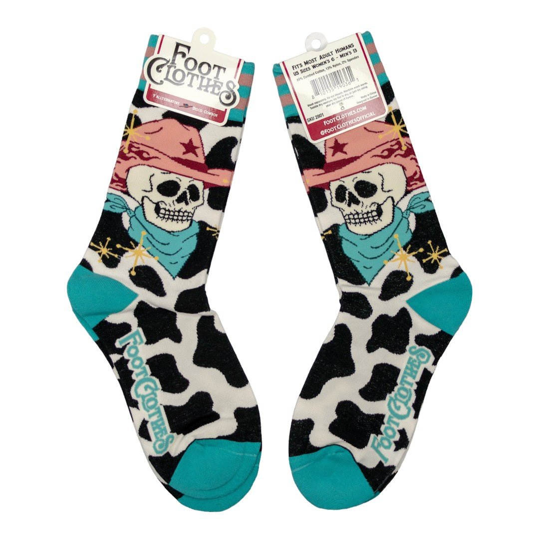 Disco Cowboy Crew Socks