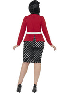 Smiffy's Women's Curves 50's PIn Up Polka Dot Adult Retro Costume Large 14-16