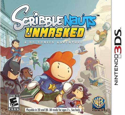 Scribblenauts Unmasked (Nintendo 3DS) - Game Manual Only