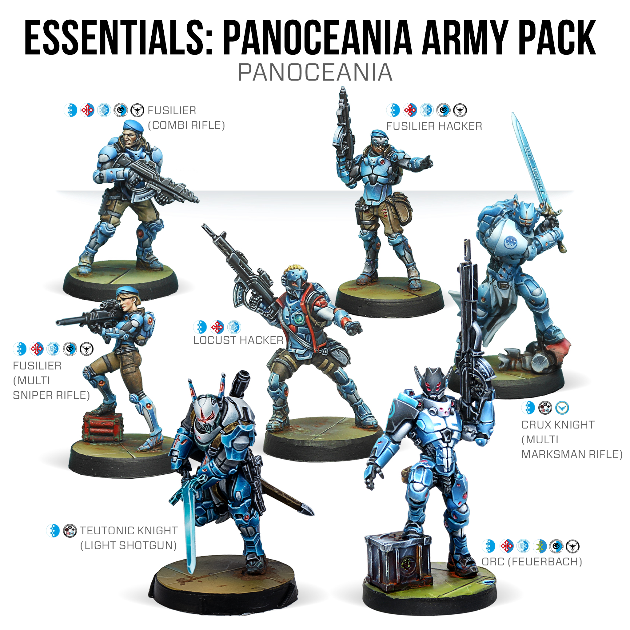 Essentials: PanOceania Army Pack