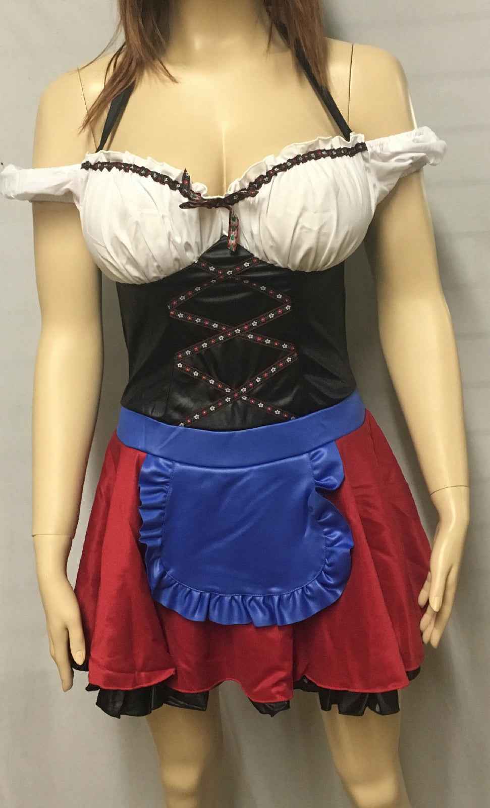 Alpenhof German Beer Maiden Fraulein Girl Women's Adult Costume Size XS 0-2
