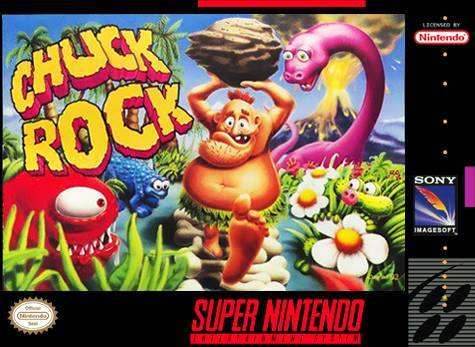 Chuck Rock (Super Nintendo) - Game Manual Only