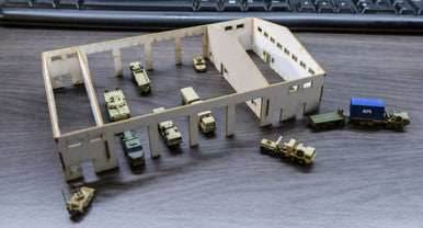 Motorpool Building (Matboard) - 285CSS025 - 