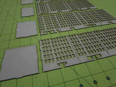 6mm Tall City Buildings (Matboard) - 285CSS055 - 