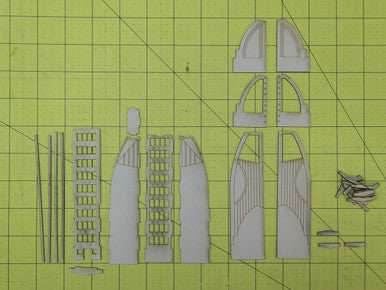 6mm Ultra Modern / Future City Building 285CSS050-5 - 