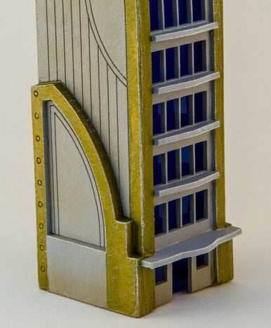 6mm Ultra Modern / Future City Building 285CSS050-5 - 