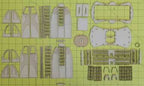 6mm Ultra Modern / Future City Building, Double Tower - 285CSS051 - 