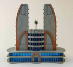 6mm Ultra Modern / Future City Building, Double Tower - 285CSS051 - 
