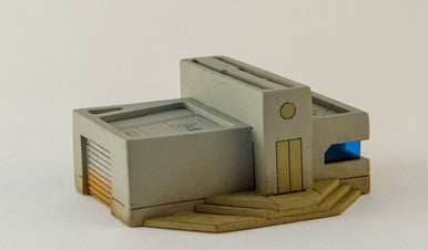 6mm Sci Fi Shop/Garage Building - 285CSS054 - 