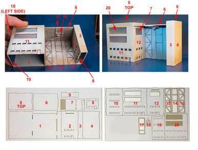 Mech Hangar / Shop (MatBoard) - 285CSS061 - 